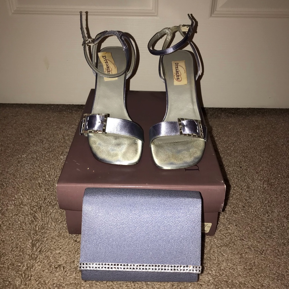 Dyeables Symphony Satin Shoes & Purse Set